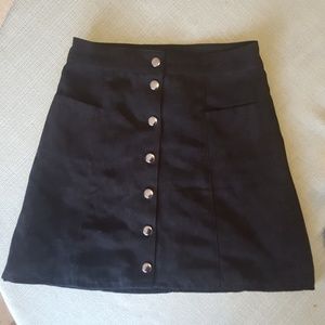 🔥SALE🔥H&M Black Suede Skirt